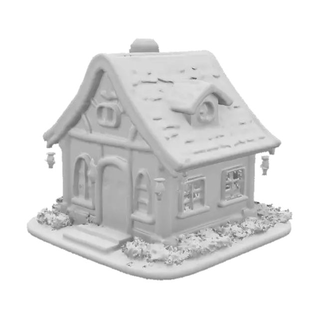 3D model for Town building, Stylized, Game Assets