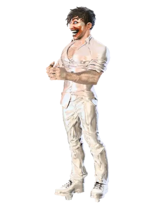 Modello 3D Smiling Chaos - Sam, generato dall’IA