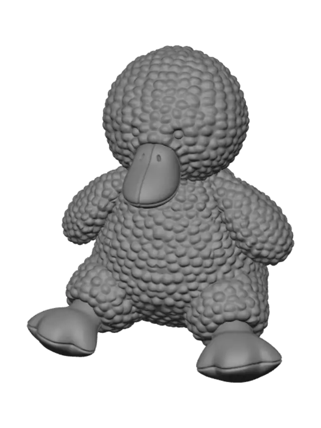 3D model for Snowy Duck Plush