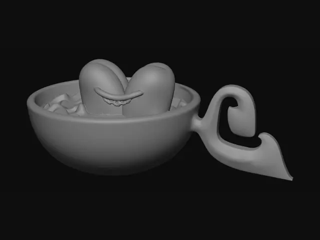 3D model for Caramel Orbs in Chocolate Swirl