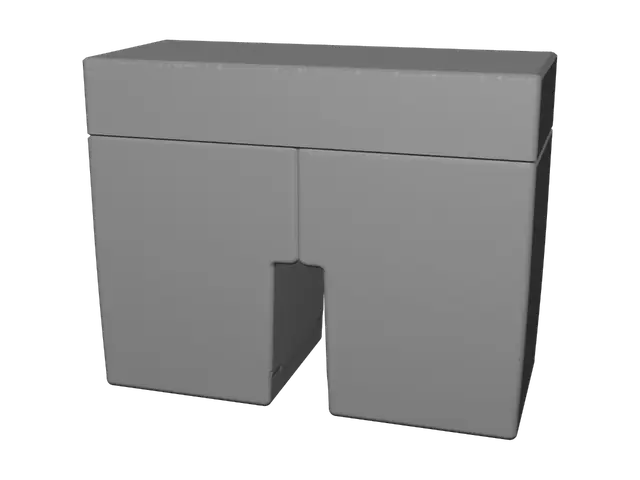 3D model for Archway Stool