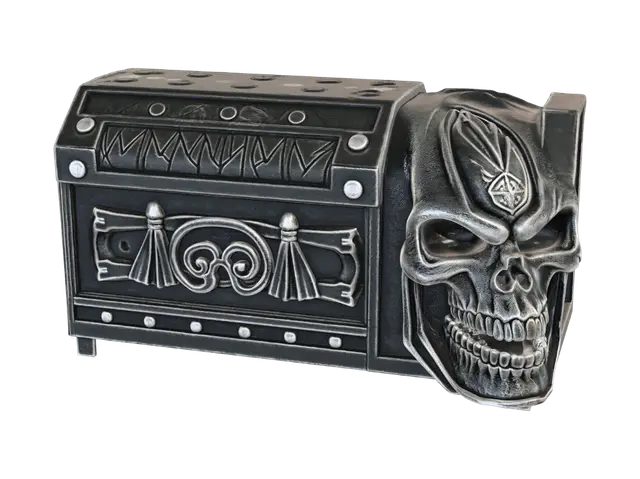 Sarcophagus - Ironmaiden 3D model, vytvořený pomocí AI