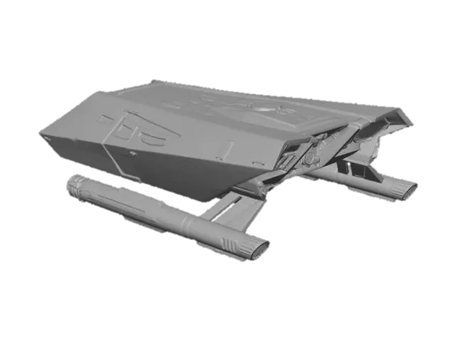 3D model for Galileo Shuttlecraft on the U.S.S. Enterprise