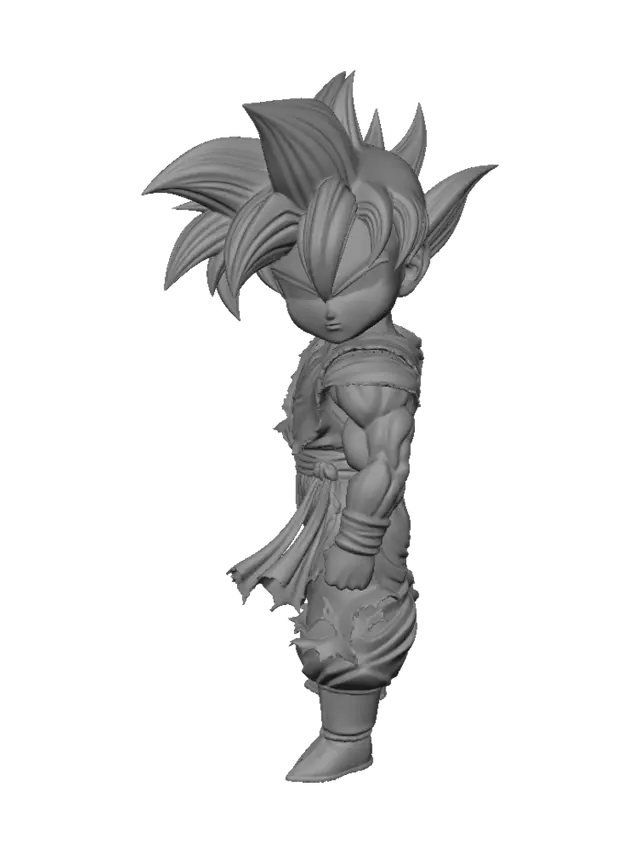 3D model for Goku Mastered Ultra Instinct