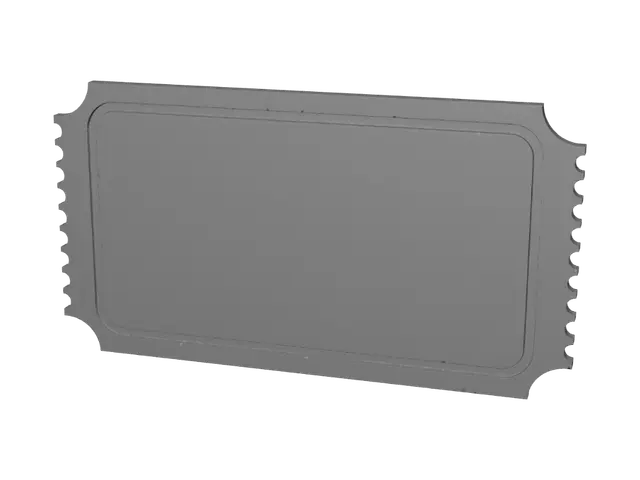 3D model for Golden Certificate Border