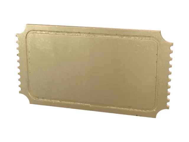 3D model for Golden Certificate Border