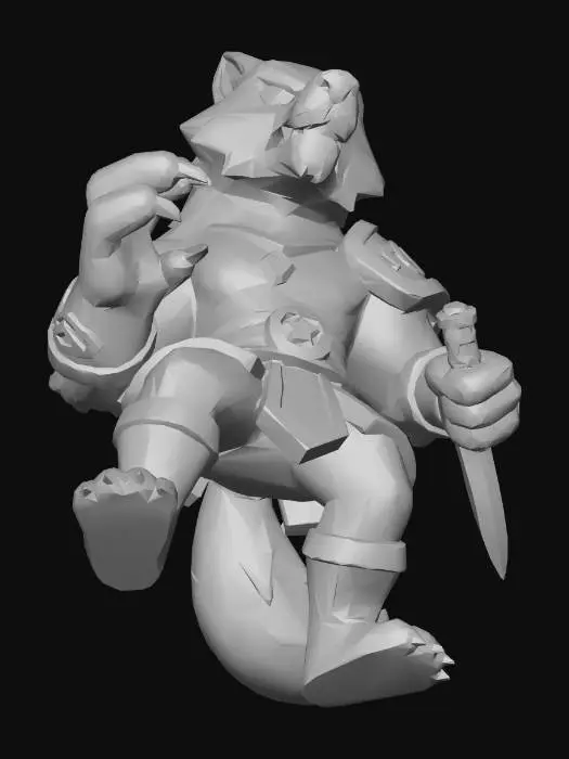 3D model for Azure Wolfguard