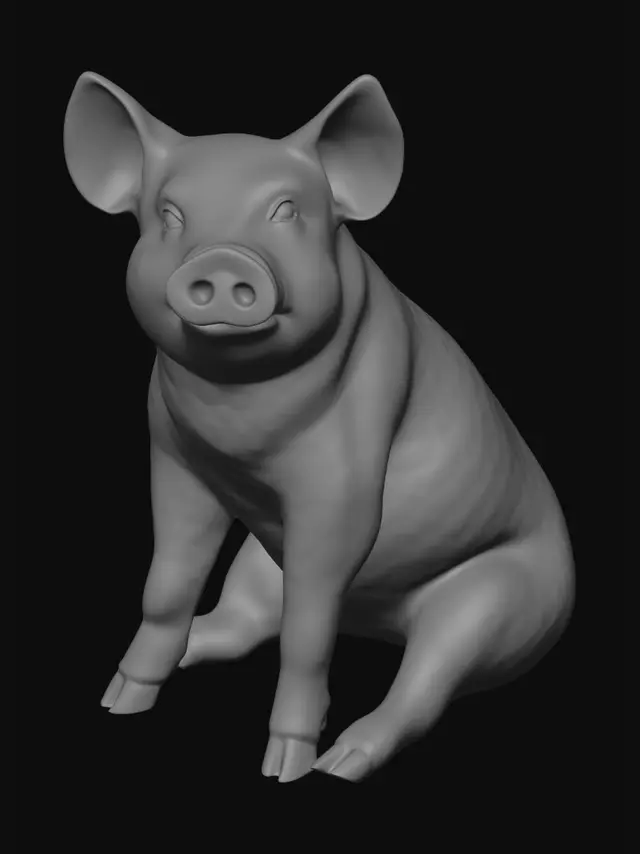 3D model for Azure Pig