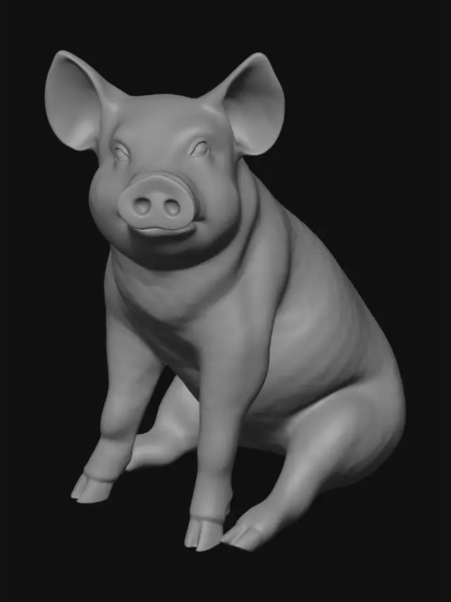 3D model for Azure Pig