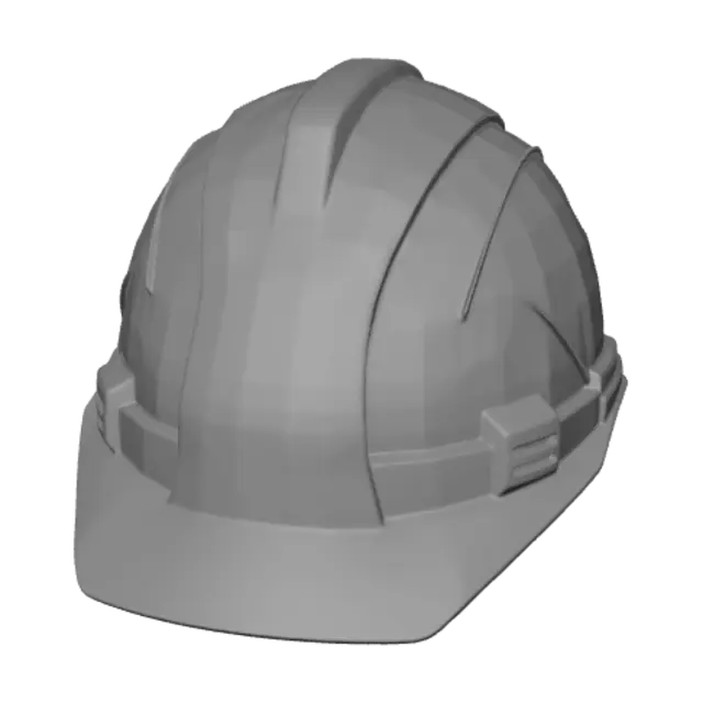 3D model for Yellow Hard Hat