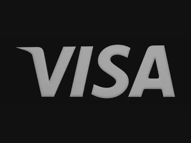 3D model for Visa Logo