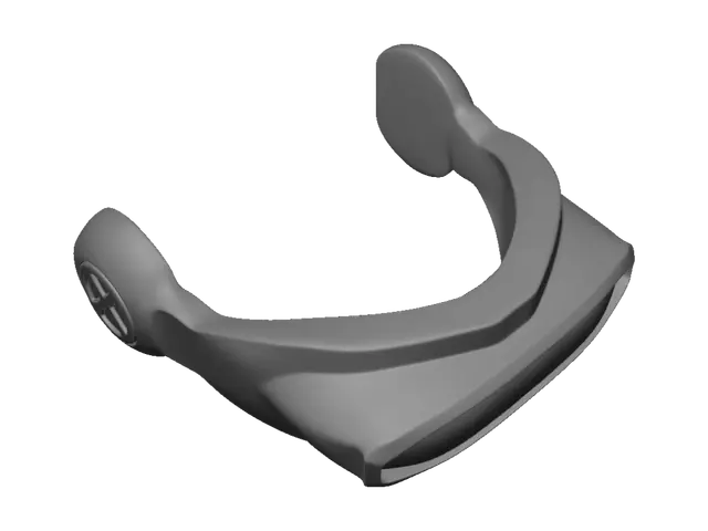 3D model for Yellow Visor Goggles