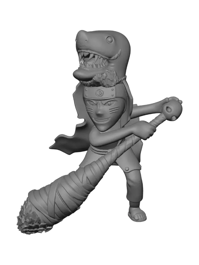 3D model for Shark-Headed Ninja