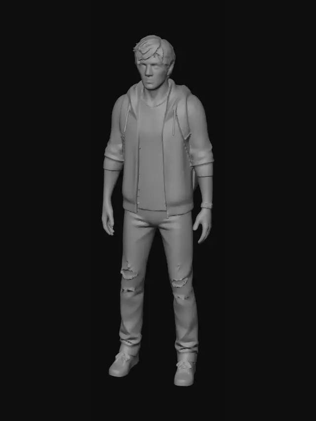 3D model for Mud-Stained Survivor