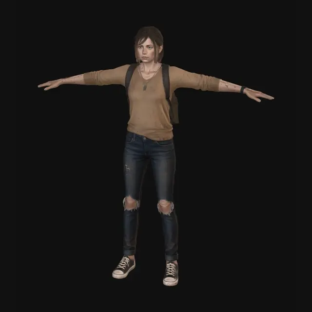 3D model for Mud-Splattered Survivor