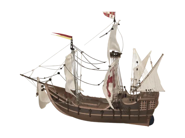 3D model for Glass-Encased Model Ship