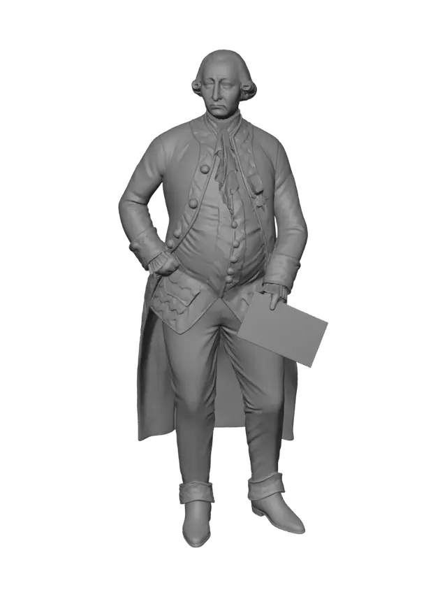 3D model for Portrait of an 18th Century Nobleman