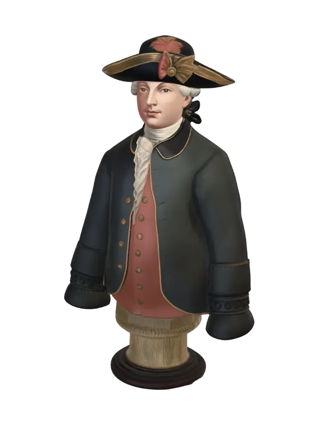 3D model for Portrait of an 18th-Century Gentleman