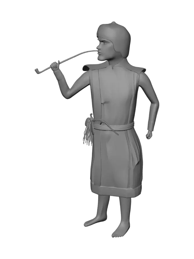 3D model for Redcoat Smoking a Pipe