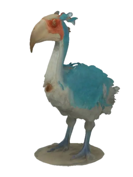 Dodo Reimagined 3D model, vytvořený pomocí AI