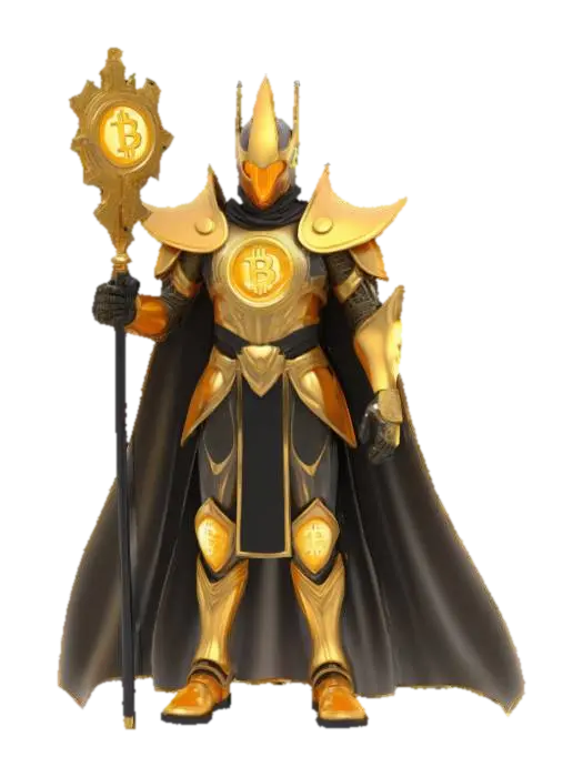 3D-модель Bitcoin royal character from the Top Worlds Kingdom in MantraVerse.… - Crypto, сгенерированная ИИ