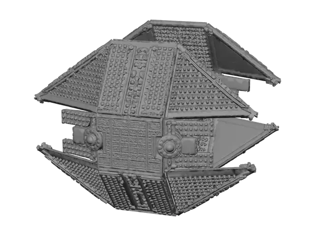 3D model for Fantasy Tie Interceptor