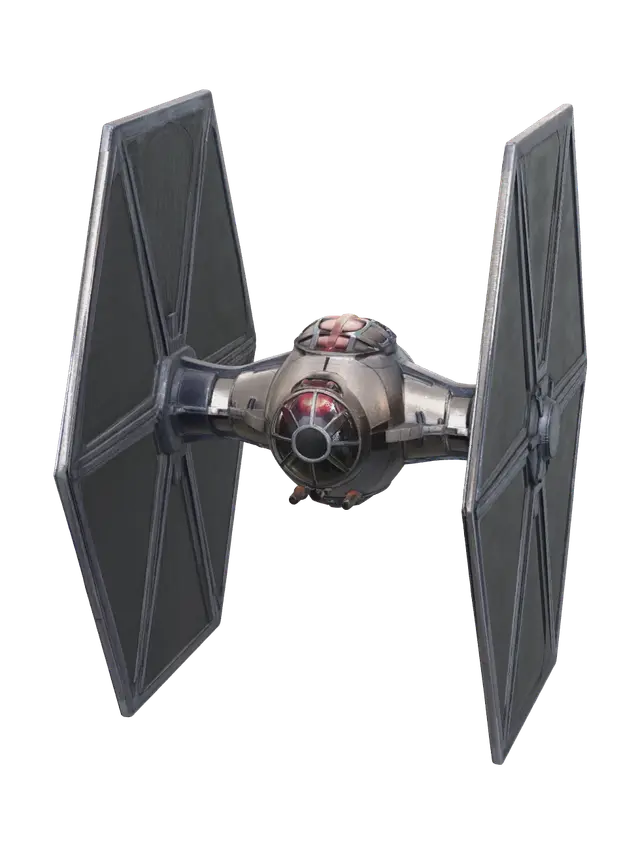 3D model for Low-Poly Tie Interceptor