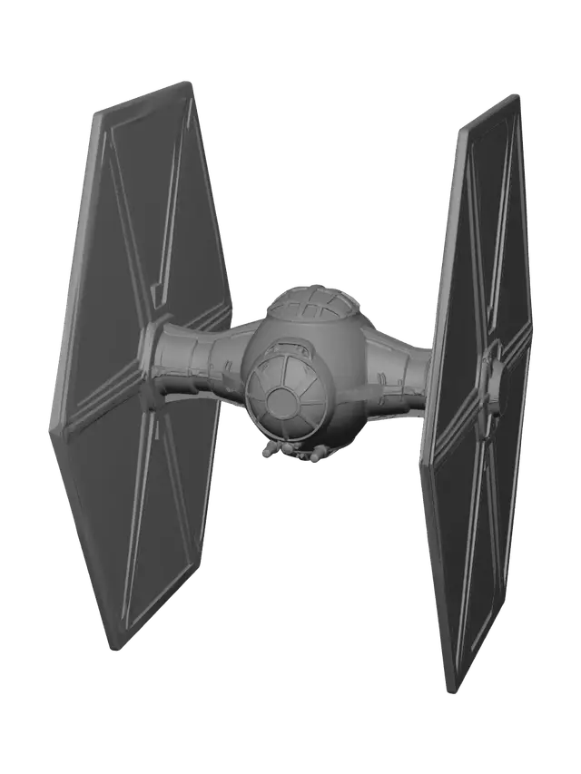 3D model for Low-Poly Tie Interceptor