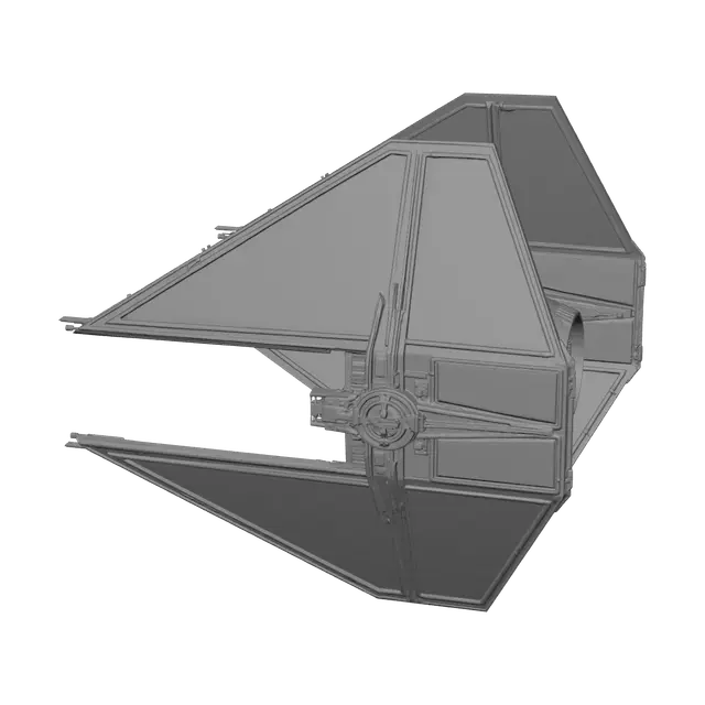 3D model for Tie Interceptor