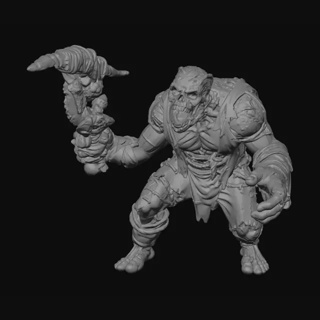 3D model for Gravebound Brute