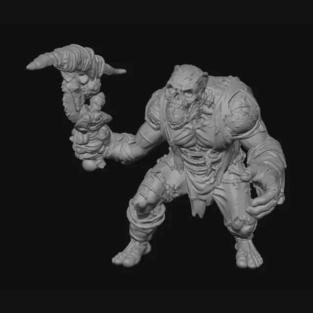 3D model for Gravebound Brute
