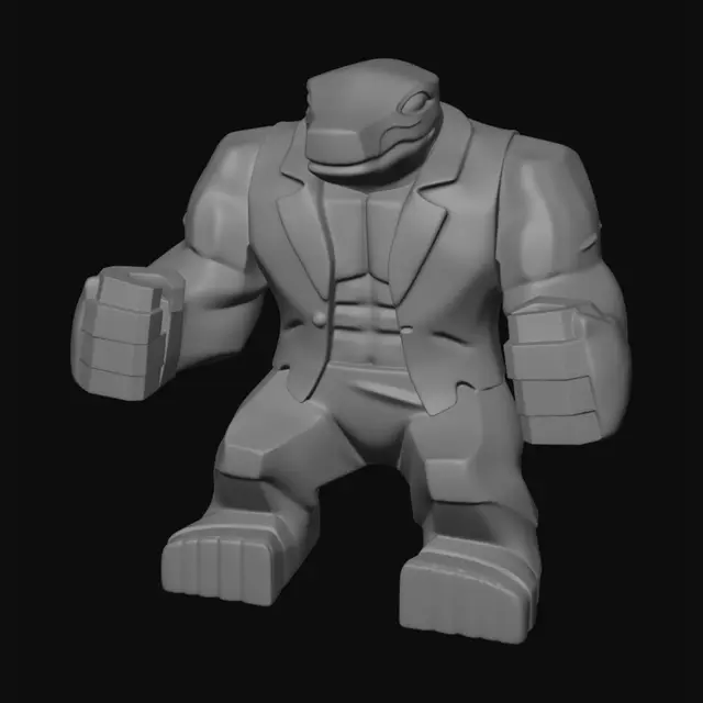 3D model for Emerald Colossus in a Suit