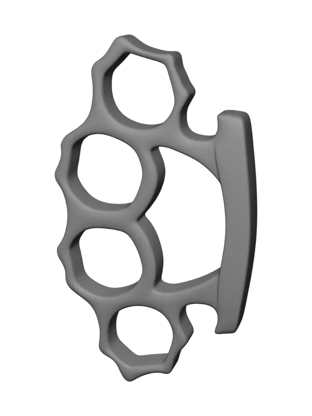 3D model for Brass knuckle ring