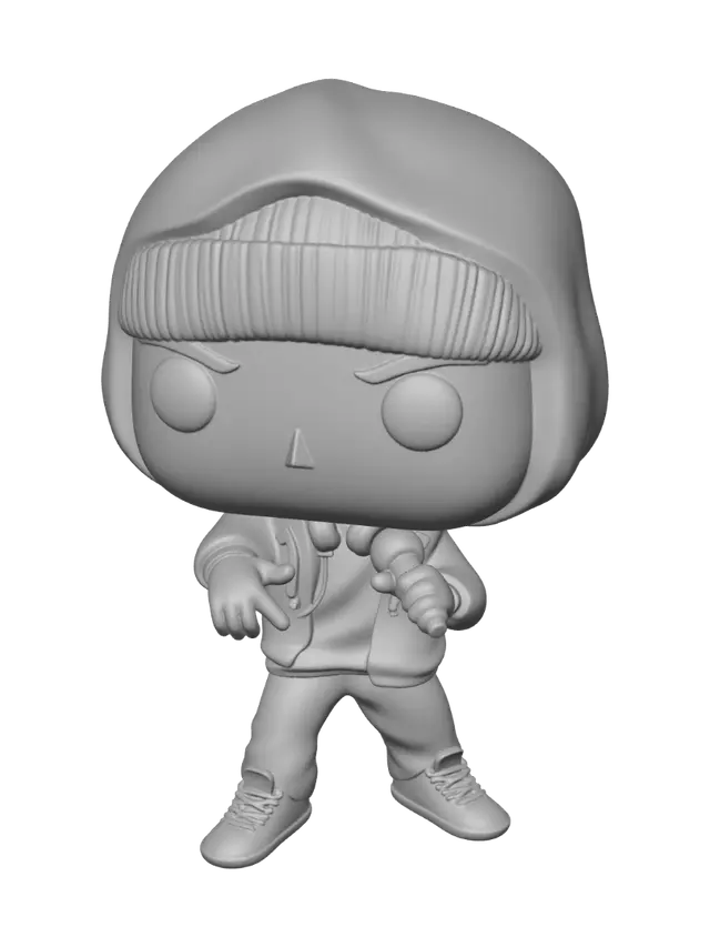 3D model for Hoodie Pop Pose
