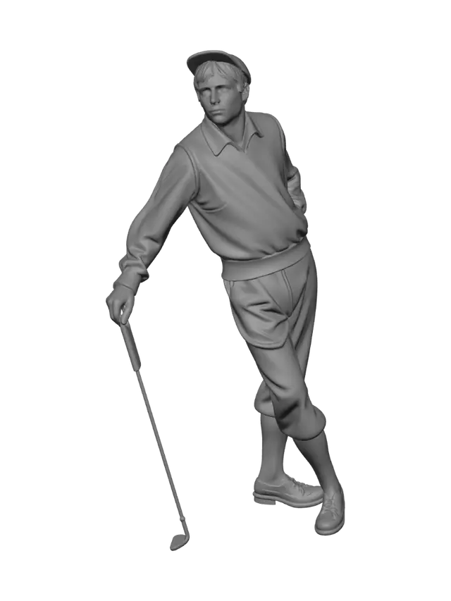 3D model for Retro Golf Swing