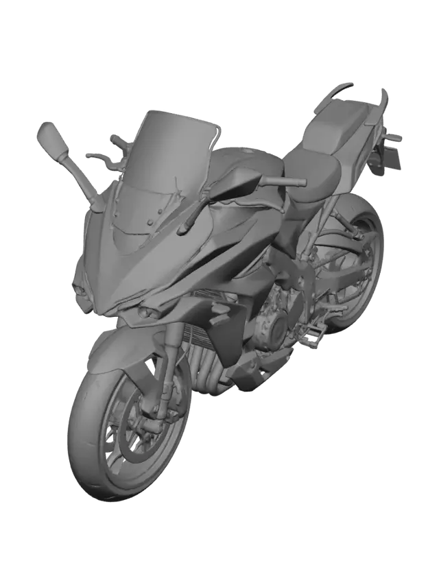 3D model for suzuki 2022 gsx s1000 touring motorbike