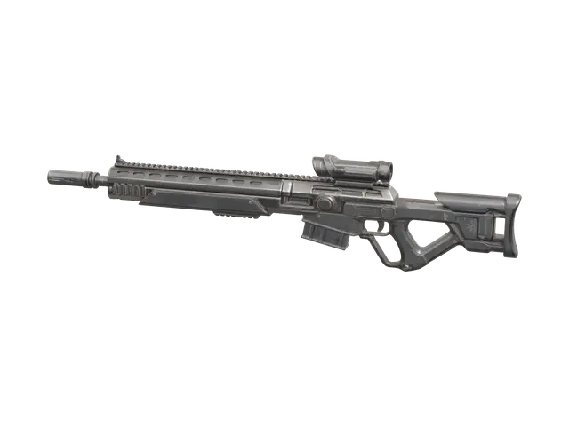 3D model for Ornate Gun Drawing