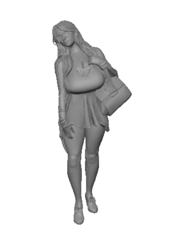 3D model for Pink Night in the City