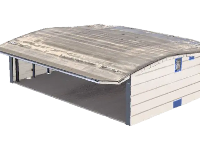 Warehouse Vision - Hanger 3D model, vytvořený pomocí AI