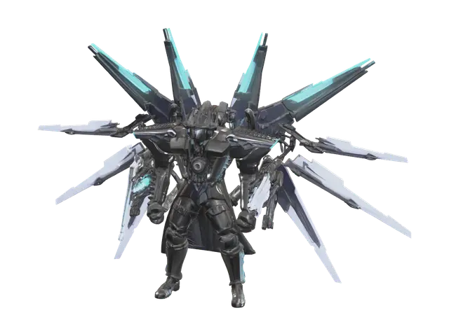 Realistic Titan Cameraman 3D model, vytvořený pomocí AI