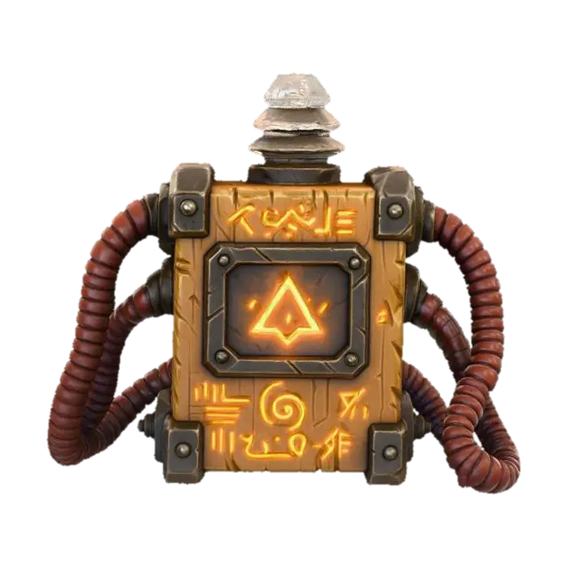 Rune Engine - Gamedesign 3D model, vytvořený pomocí AI