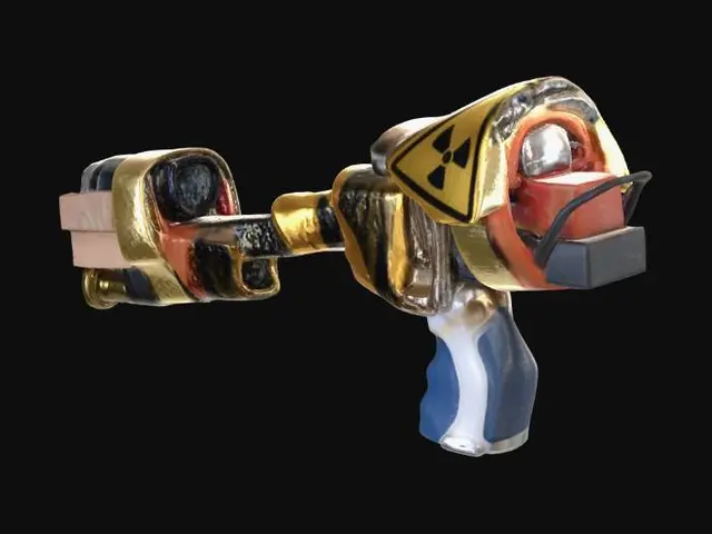 3D model for Radiation Blaster 2 Meshy5