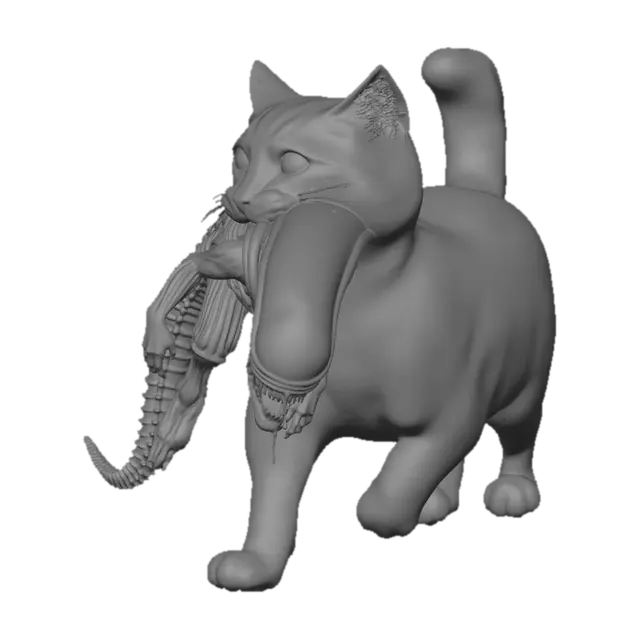 3D model for ALIEN CAT