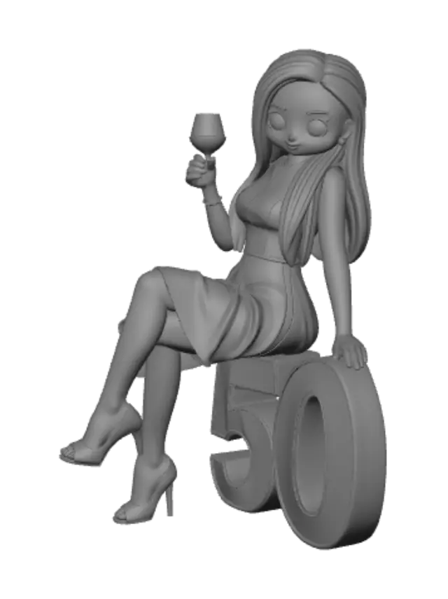 3D model for Fifty and Fabulous