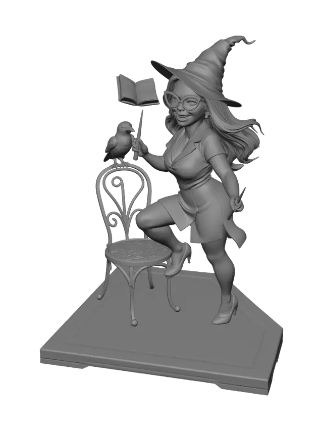 3D model for Park Witch Casting Spells