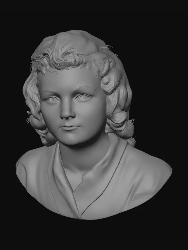 3D model for Classic 1950s Portrait