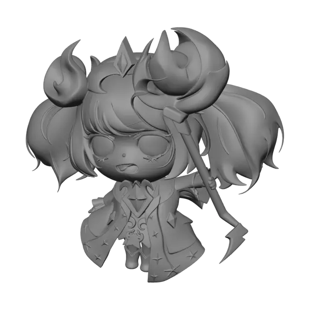 3D model for Prism-Horned Princess