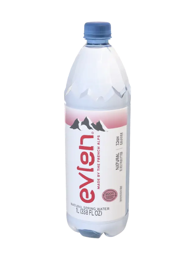 3D model for Evian Natural Spring Water Bottle