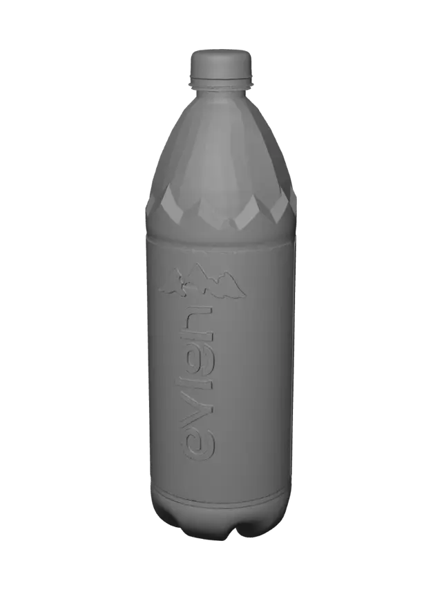 3D model for Evian Natural Spring Water Bottle