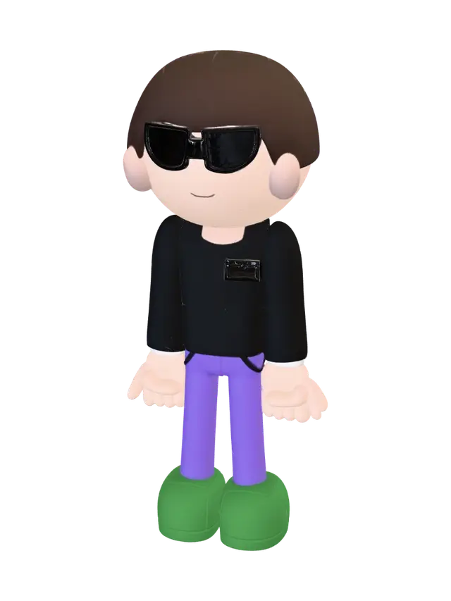3D model for Midnight Hoodie
